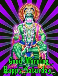 Good Morning Happy Saturday Hanuman Images