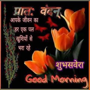 Best Good Morning Wishes Image in Hindi
