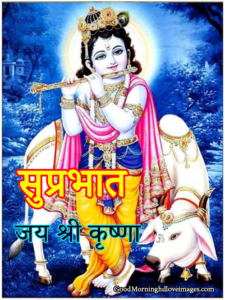 Download Krishna Good Morning Images Photos Wallpaper in Whatsapp Profile