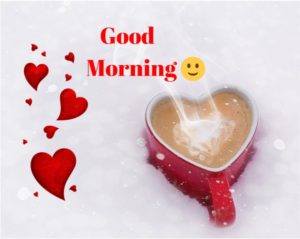 Good Morning I love You Coffee Hearts HD Pictures