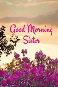 Good Morning Images for Sister