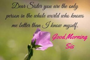 Good Morning Images to Sister