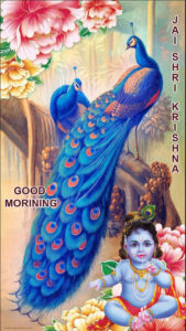 Good Morning Images with God Krishna HD for Facebook