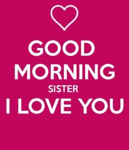 Good Morning Sister Image Hindi