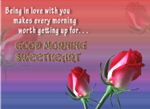 Good Morning Sweetheart HD Wallpaper Free Download