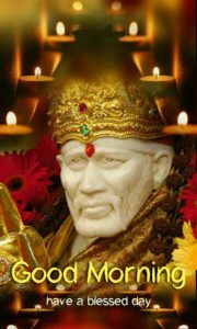 Good Morning with Sai Baba Images