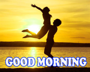 Romantic Good Morning Image Love Couple for Facebook Free Download