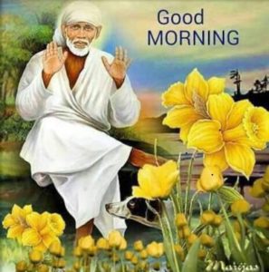 Sai Baba Good Morning Photo for Facebook Download