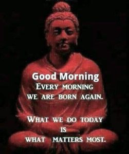 Blessed Good Morning Images With Buddha