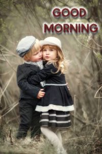 Cute Baby Couple Good Morning Images