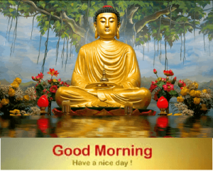 Gautam Buddha Good Morning Image