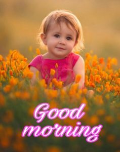 Good Morning Cute Baby Girl HD Images