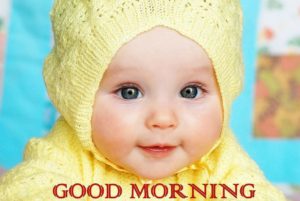 Good Morning Images With Baby Photo