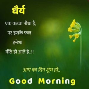 Good Morning Images with Quotes for Whatsapp in Hindi 7