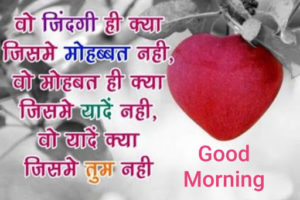 Good Morning Love Shayari Image