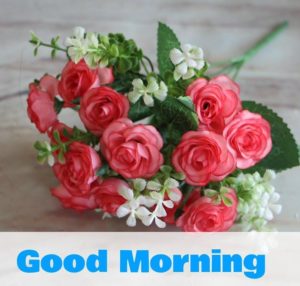 Good Morning Red Rose Bouquet Images