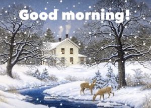 Good Morning Snow Fall Images HD