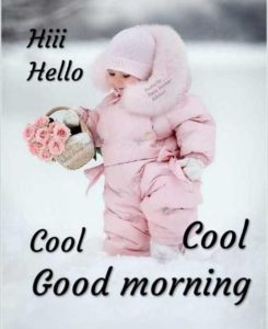 Good Morning Winter Baby Images HD