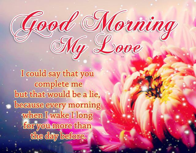 My say love morning to good 55 Most