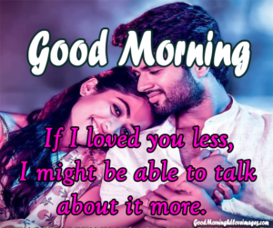 Pleasing Good Morning Image with Love Couple