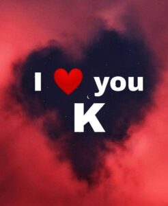 I Love You K Letter Images