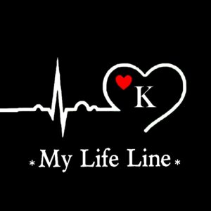 My Life Line K Letter Images