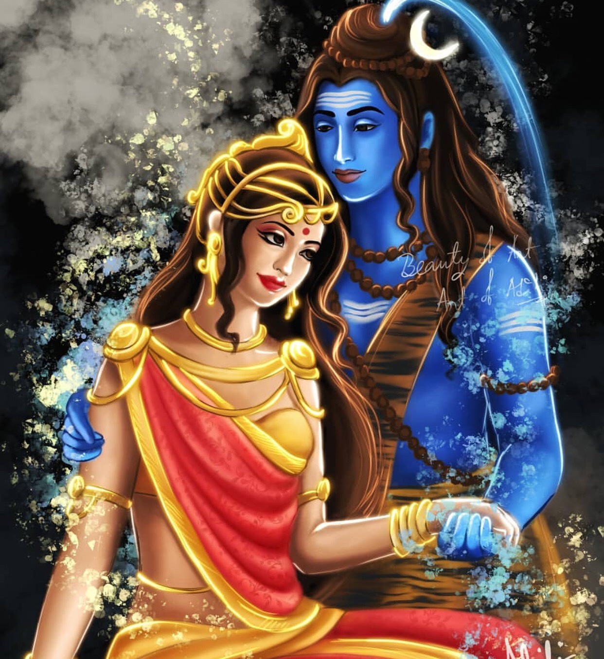Shrashti Creator Romantic Romance Shiv Parvati Images | Shiv Parvati Love  Images - Good Morning